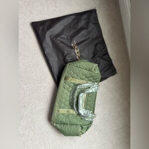 Bella Russo Olive Quilted Travel Bag